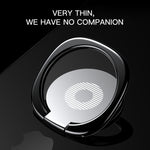 Baseus Staffa universale di supporto per anello in metallo Privity ruotabile a 360 gradi per iPhone, Samsung, HTC, LG, Huawei, Xiaomi, vivo, OPPO, telefoni cellulari o tablet Meizu, lamiera di ferro incorporata, magneti di supporto