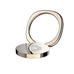 Baseus Staffa universale di supporto per anello in metallo Privity ruotabile a 360 gradi per iPhone, Samsung, HTC, LG, Huawei, Xiaomi, vivo, OPPO, telefoni cellulari o tablet Meizu, lamiera di ferro incorporata, magneti di supporto