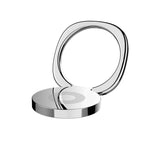 Baseus Staffa universale di supporto per anello in metallo Privity ruotabile a 360 gradi per iPhone, Samsung, HTC, LG, Huawei, Xiaomi, vivo, OPPO, telefoni cellulari o tablet Meizu, lamiera di ferro incorporata, magneti di supporto