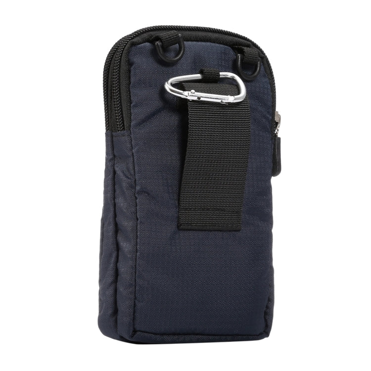 Marsupio sportivo/borsa a tracolla sportiva con cerniera a doppio strato con struttura scozzese multifunzione universale per iPhone X e 7 e 7 Plus / Galaxy S9+ / S8+ / Note 8 / Sony Xperia Z5 / Huawei Mate 8, dimensioni: 16,5 x 9,0 x 3,0 cm