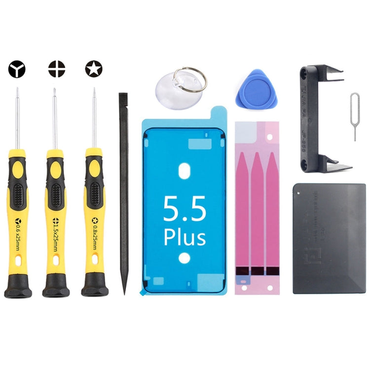 JIAFA JF-8158 Set di strumenti di riparazione batteria 11 in 1 per iPhone 7 Plus, For 7P