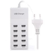 Adattatore Caricabatterie USB 10 Porte