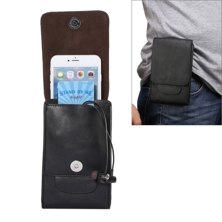 Custodia universale in pelle per iPhone 6 Plus, 7 Plus, 8 Plus