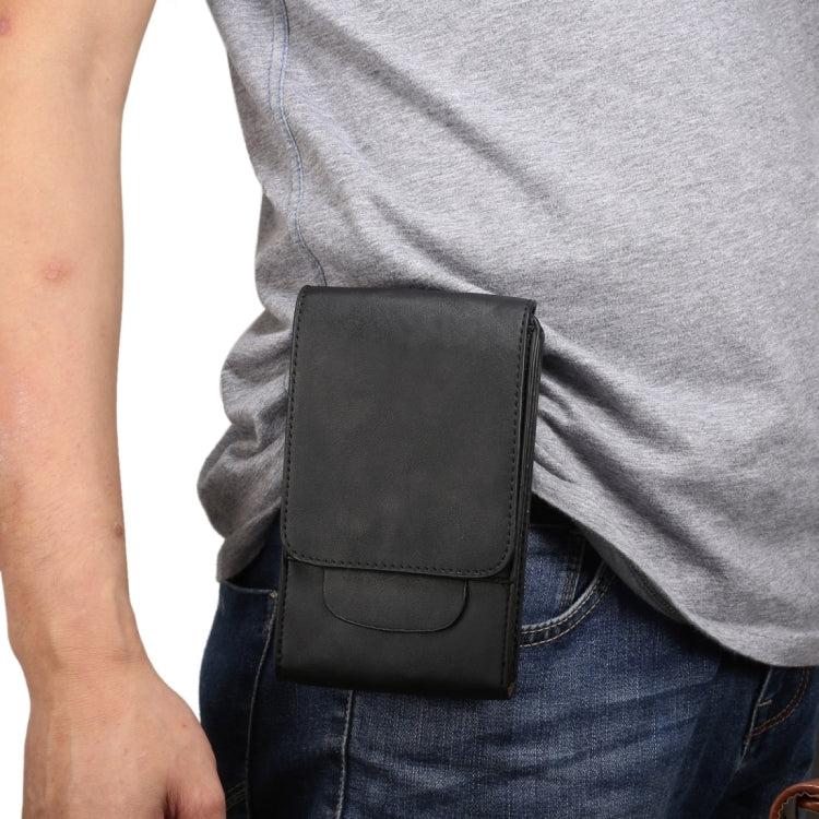 Custodia universale in pelle per iPhone 6 Plus, 7 Plus, 8 Plus