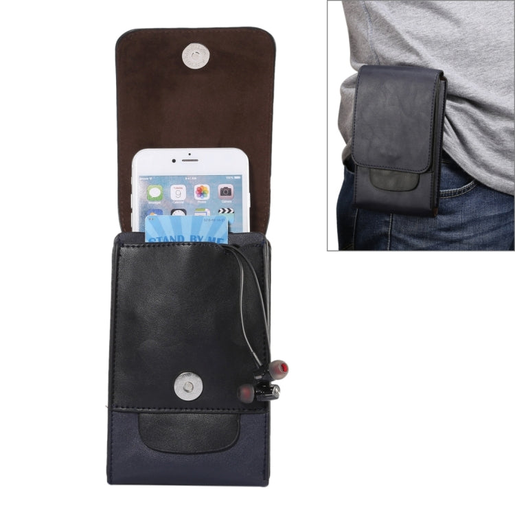 Custodia universale in pelle per iPhone 6 Plus, 7 Plus, 8 Plus