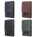 Custodia universale in pelle per iPhone 6 Plus, 7 Plus, 8 Plus