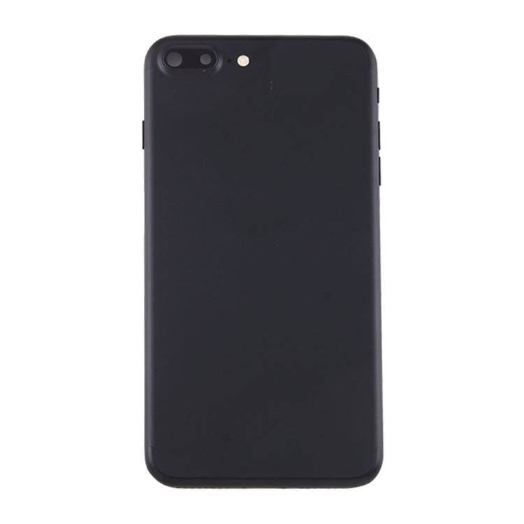 Gruppo cover posteriore batteria con vassoio scheda per iPhone 7 Plus, For iPhone 7 Plus, For iPhone 7 Plus (Full Assembly), For iPhone 7 Plus  (Full Assembly), For iPhone 7 Plus (Jet Black)