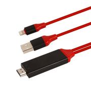 Cavo adattatore 8 pin maschio a HDMI e USB 2m