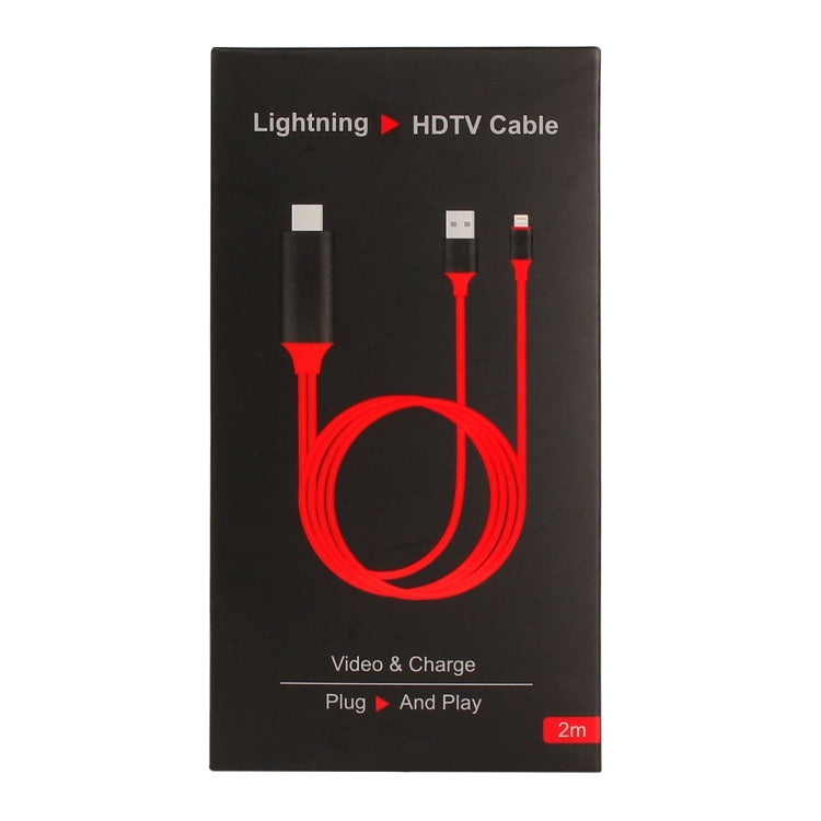 Cavo adattatore 8 pin maschio a HDMI e USB 2m