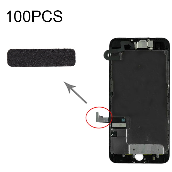 100pcs Cotton Pads for iPhone 7 Plus Touch Flex Cable, For iPhone 7 Plus