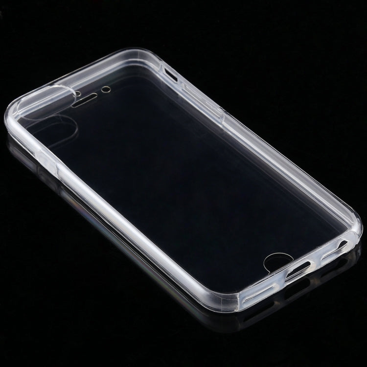 Custodia in PC + TPU trasparente ultrasottile fronte-retro da 0,75 mm per iPhone 8 e 7, For 8 & 7