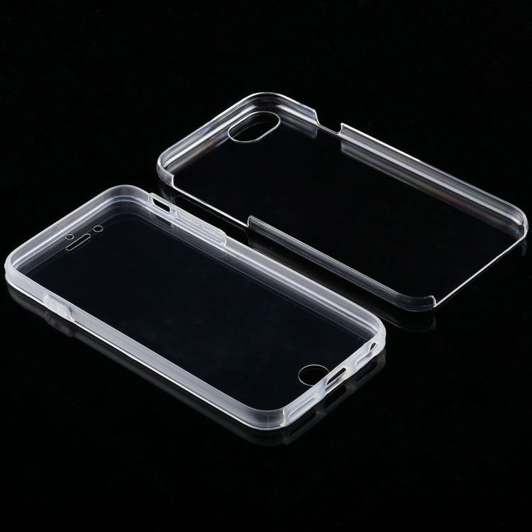 Custodia in PC + TPU trasparente ultrasottile fronte-retro da 0,75 mm per iPhone 8 e 7, For 8 & 7