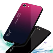 Custodia in vetro sfumato per iPhone 8 e 7