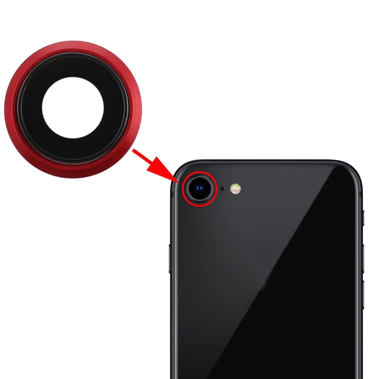 Rear Camera Bezel with Lens Cover for iPhone 8, For iPhone 8