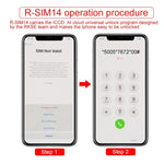 Scheda di sblocco SIM R-SIM 14 V18 per iPhone