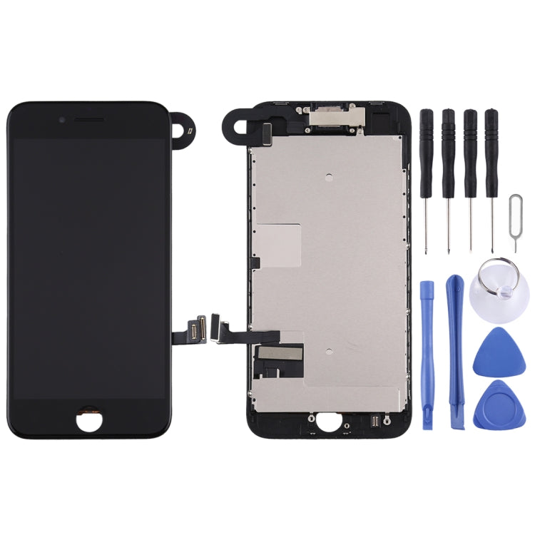 L'assemblaggio completo dello schermo LCD e del digitalizzatore include la fotocamera frontale per iPhone 8, i8 White with Front Camera, i8 Black with Front Camera