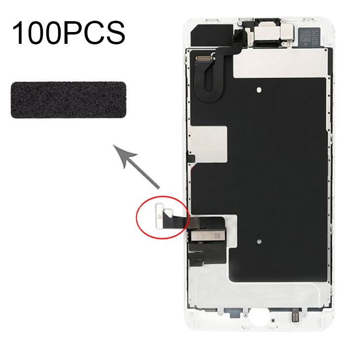 100pcs Cotton Pads for iPhone 8 Touch Flex Cable, For iPhone 8