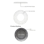 Caricabatterie wireless ricarica rapida Qi Diamond