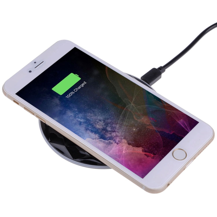 Caricabatterie wireless ricarica rapida Qi Diamond