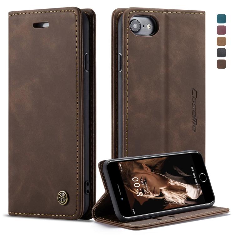 Custodia portafoglio in pelle per iPhone 7 e 8