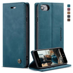 Custodia portafoglio in pelle per iPhone 7 e 8