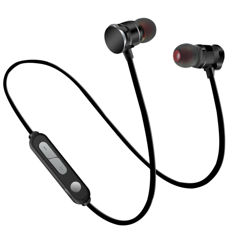 X3 Cuffie intrauricolari Bluetooth 5.0 sportive ad assorbimento magnetico con microfono HD, supporto chiamate in vivavoce, distanza: 10 m