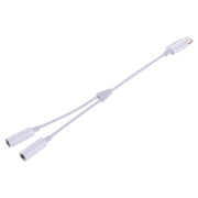 Adattatore audio 3,5 mm a 8 pin maschio 2 in 1