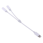 Adattatore audio 3,5 mm a 8 pin maschio 2 in 1