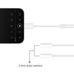 Adattatore audio 3,5 mm a 8 pin maschio 2 in 1