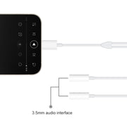 Adattatore audio 3,5 mm a 8 pin maschio 2 in 1