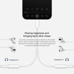 Adattatore audio 3,5 mm a 8 pin maschio 2 in 1