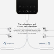 Adattatore audio 3,5 mm a 8 pin maschio 2 in 1