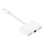 Adattatore audio 8 pin maschio a doppio 8 pin femmina