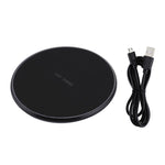 Caricabatterie wireless Qi rotondo veloce universale