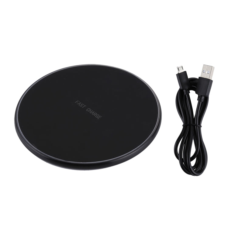 Caricabatterie wireless Qi rotondo veloce universale