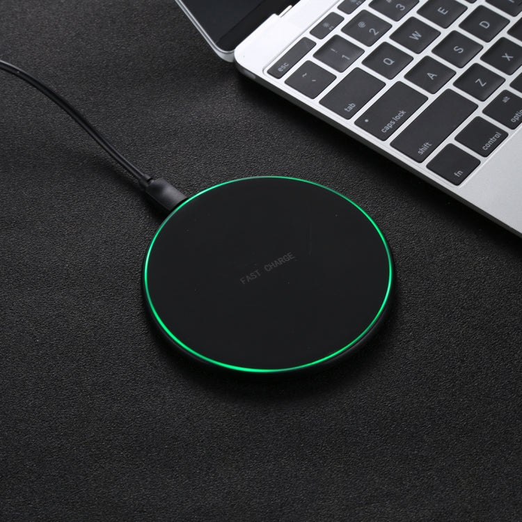 Caricabatterie wireless Qi rotondo veloce universale