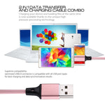 Cavo ricarica USB 8 pin nylon intrecciato 1 metro