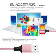 Cavo di ricarica USB 8 pin nylon 1m