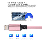 Cavo ricarica USB 8 pin nylon intrecciato 1 metro