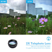 Kit Lenti Fotocamera 10 in 1 per Smartphone