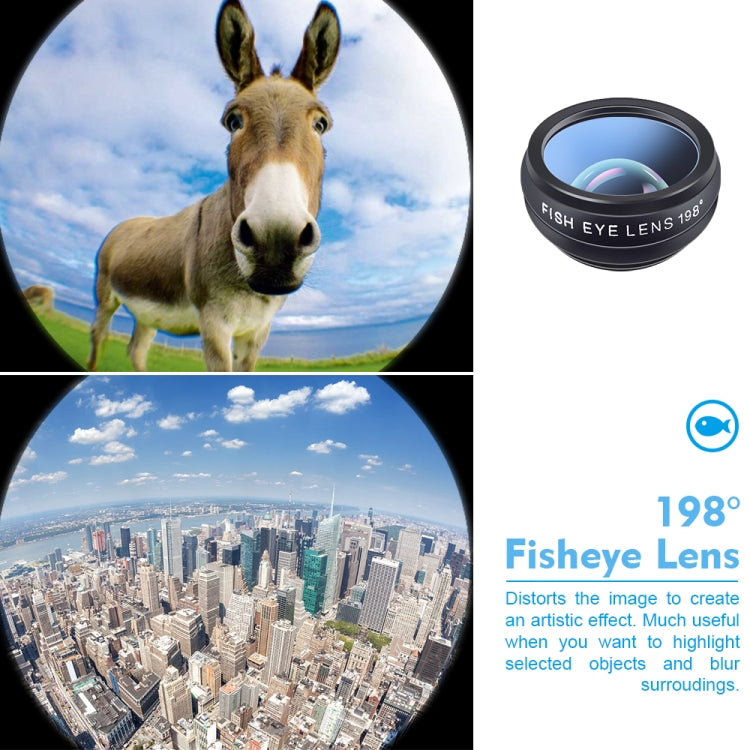 Kit 10 Lenti Fotocamera per Smartphone Compatibili
