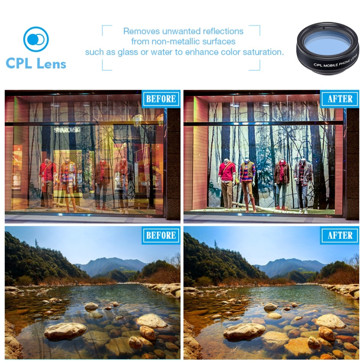 Kit 10 Lenti Fotocamera per Smartphone Compatibili