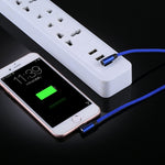 Cavo ricarica USB 8 pin in nylon 1 metro 2.4A