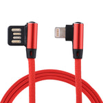 Cavo ricarica USB 8 pin in nylon 1 metro 2.4A