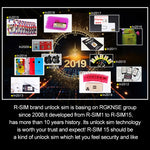R-SIM 15 Scheda di sblocco universale per iPhone