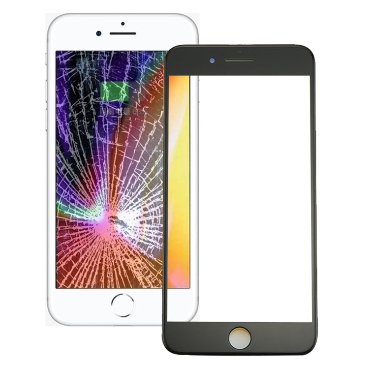 Lente in vetro esterna con cornice per iPhone 8