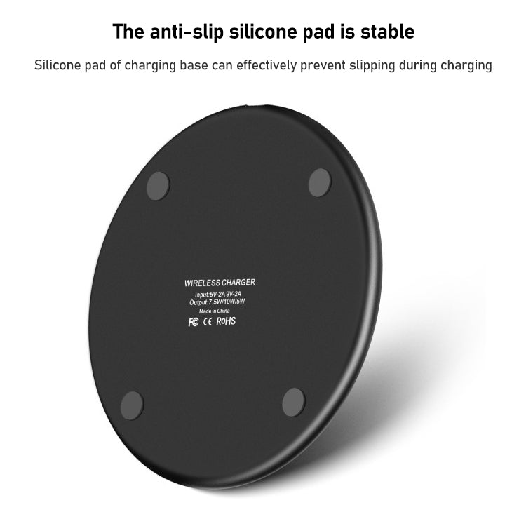 Caricabatterie wireless K8 30W in lega di alluminio