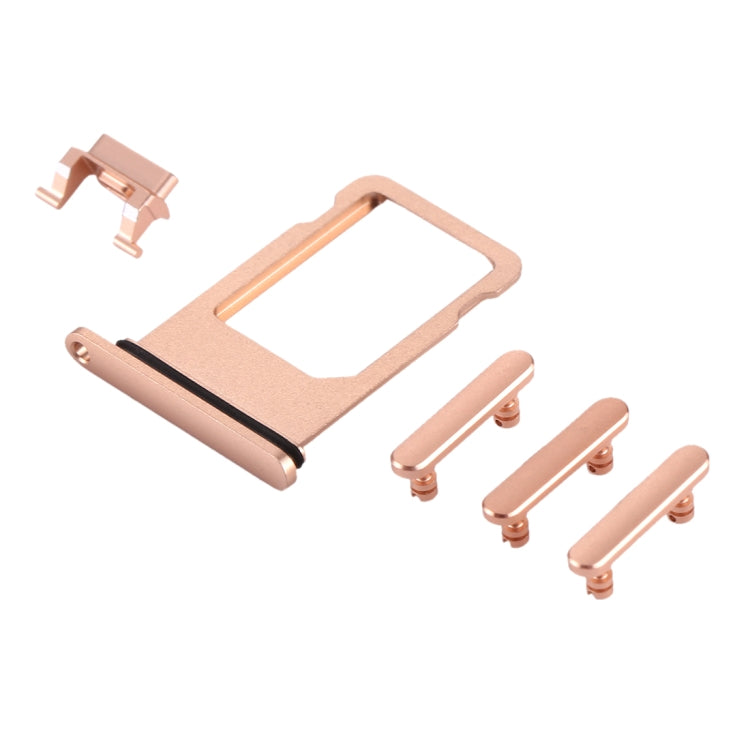 Vassoio scheda + Tasto controllo volume + Tasto accensione + Tasto vibrazione interruttore Mute per iPhone 8, For iPhone 8