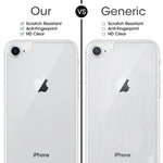Vetro temperato posteriore per iPhone 8 e 7 0,3 mm 9H