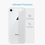 Vetro temperato posteriore per iPhone 8 e 7 0,3 mm 9H